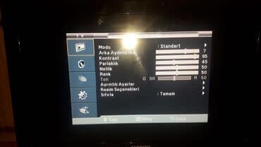 samsung tv 82 ekran qiymeti: İşlənmiş Televizor Samsung LCD 24" Ünvandan götürmə — 7