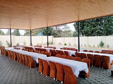 Business Tents: Stol stul icaresi. Tədbirlər üçün Masa və oturacaq kirayesi — 10