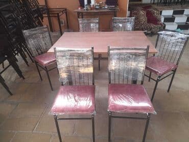 деревянные столы стулья: Гостиный стол, Новый, Нераскладной, Дерево, Прямоугольный стол — 4