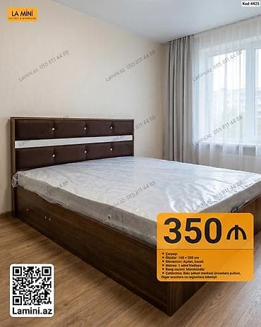 Məhsul: Açılan, bazalı çarpayı (Kod: 4424/4425) - Ölçü: 160 x 200 sm — 1