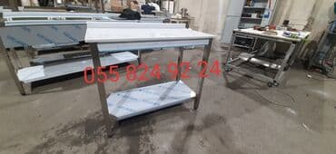 donər bıcağı: Mermer Masasi Butun Nov Peshakar Paslanmaz Metbex Avadanlilarini Cuda — 4