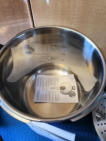 Qazan, rəng - Gümüşü, Paslanmayan polad, 3 l — 2