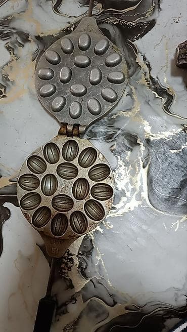 Şirniyyət qəlibləri, rəng - Gümüşü, Çuqun, Fiqur