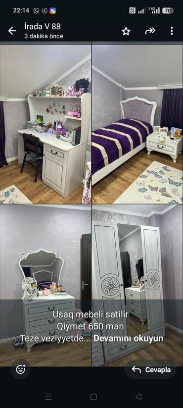 baku electronics gence: Usaq mebeli satilir Qiymet 650 man Teze veziyyetde Unvan;Yeni — 1
