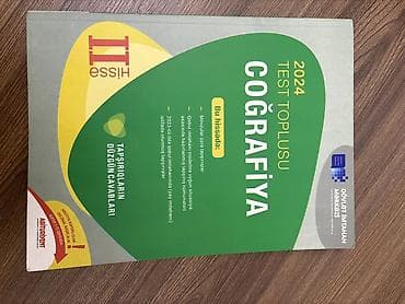 Məhsul: 2024 Coğrafiya Test Toplusu (II hissə) Təsvir: - Dövlət