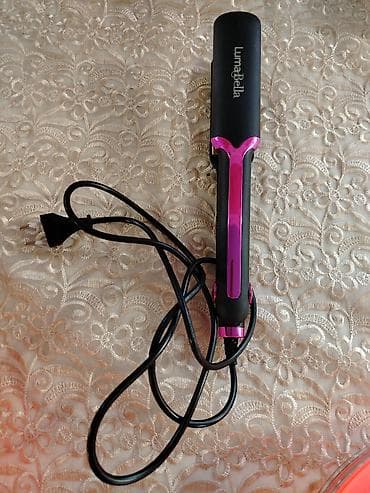 LumaBella saç düzləndiricisi - Geniş lövhəli elektrikli saç ütüsü -