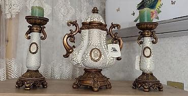 şamdam: Orginal Dubai məhsulu Təxmini ölçülər: - Şamdanlar: hündürlük ~30–32 — 1