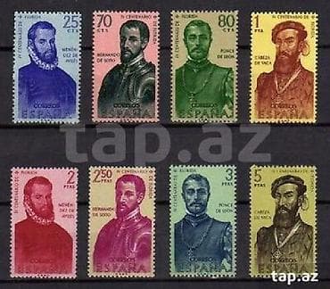 İSPANİYA * 1960 il * FLORİDA DİSCOVERY * 8 MARKA * Mnh Markalat əla