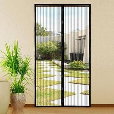 maqnitli pərdələr: Maqni̇t pərdə ağcaqanad və milçəklərdən qoruyan avtomatik bağlanan — 2