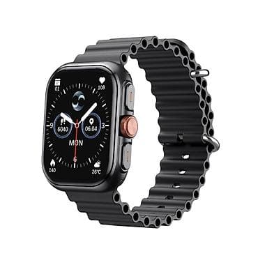 Наручные часы: Смарт часы, Умные, Сенсорный экран, цвет - Черный — 3