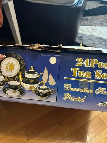 Чайный набор, цвет - Синий, 6 персон — 1