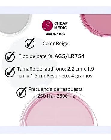 Nitril əlcəklər: AXON K-86 qulaqeşitmə aparatı çatdirilma var ünvana - Qulaqdaxili — 4