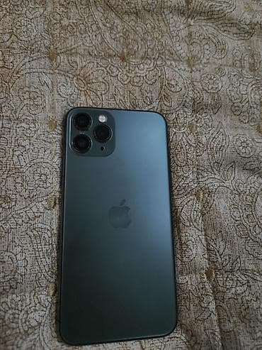 IPhone 11 Pro, Matte Midnight Green, Simsiz şarj — 3
