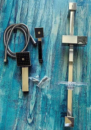 Kvadrat duş dəsti Kvadrat divar stoykası 2 ədəd kvadrat duş - 1 — 1