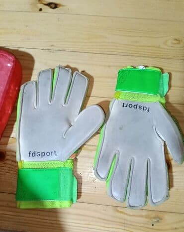 qapıçı əlcək: Məhsul: fdsport qapıçı əlcəkləri (1 cüt) - Rənglər: yaşıl–ağ–narıncı — 5