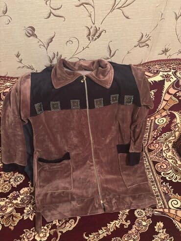 женские велюровые халаты: Məhsul: Qadın velur xalat/kardigan - Material: Yumşaq velur parça - — 1