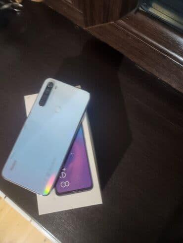 алиса купить в баку: Redmi Note 8, 64 GB, rəng - Göy, Barmaq izi — 1