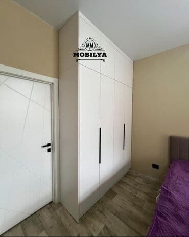 qapı modelleri: Yeni, Açılan, 4 qapılı Düz dolab, Qarderob, paltar dolabı, Azərbaycan — 2