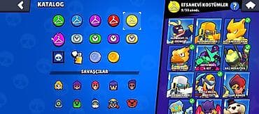 stranger things yumurta: Brawl Stars oyun hesabı – yüksək trofey və zəngin kosmetik kolleksiya — 4