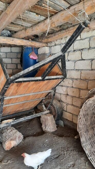 köməkçi qoşqular: İki təkərli qoşqu araba - Karkas: qalın metal profildən hazırlanmış — 3