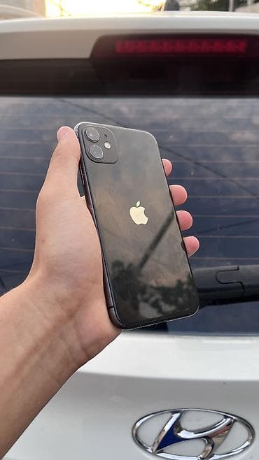 IPhone 11, 64 GB, Qara, Simsiz şarj, Face ID, Sənədlərlə