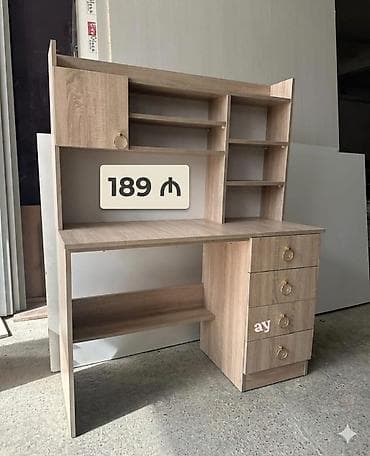 3d divar saatlari: *Yazı Masası*– Yeni sifarişlə hazırlanır 📏 Ölçü: 100 × 50 × 170 sm 🎨 — 1