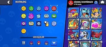 Искусство и коллекционирование: Brawl Stars hesabı – yüksək səviyyəli kolleksiya - Kupa yolu: 23 679 — 5