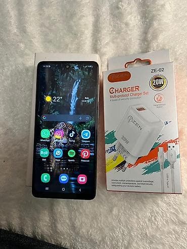 a 51 telefon: Samsung Galaxy A71 5G, 128 GB, rəng - Ağ, Barmaq izi, Face ID — 1