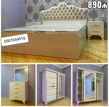 белорусская мебель в баку: İkinəfərlik çarpayı, Termo, Dolab, 2 tumba, Azərbaycan, Yeni — 8