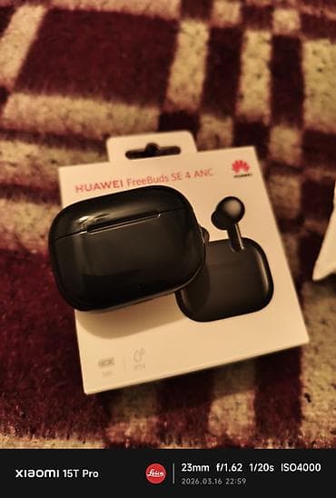 Skanerlər: HUAWEI FreeBuds SE 4 ANC simsiz qulaqlıq Xüsusiyyətlər: - Aktiv — 1