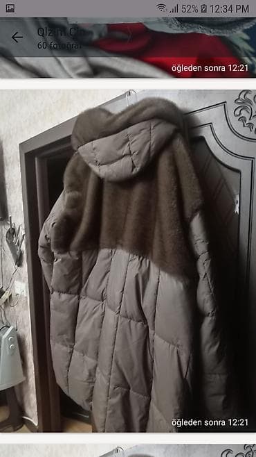 Kurtkalar: DENALG Collection qadın qış gödəkçəsi - Rəng: tünd-bej/xaşə (taupe) - — 3