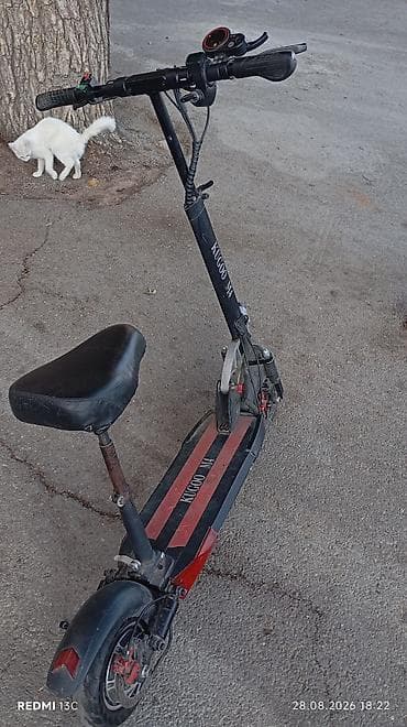 Elektrikli samokatlar: KUGOO M4 elektrik skuter - Güclü ön işıq və siqnal/zəng düyməsi olan — 5