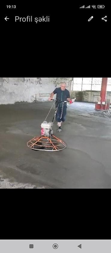 Сантехника: Beton döşəmə işləmə avadanlıqları - Benzin mühərrikli beton kəsici — 5