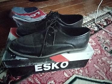 ESKO kişilər üçün klassik ayaqqabı - Rəng: qara - Üst material
