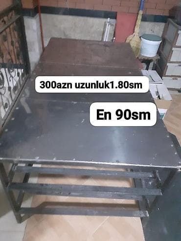 Açılmayan, Metal, Dördbucaq masa