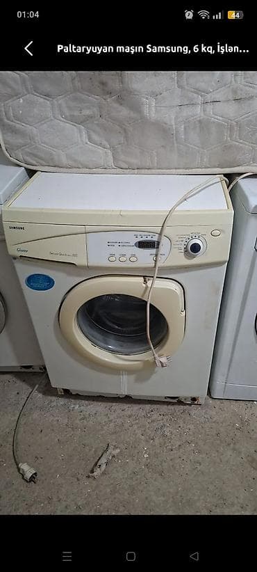 televizorlar lg: Paltaryuyan maşın Samsung, 6 kq, İşlənmiş, Avtomat, Qurutma var, Kredit yoxdur, Ünvandan götürmə — 1