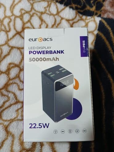 телефон fly power bank: Повербанк 50000 мАч, Новый — 6