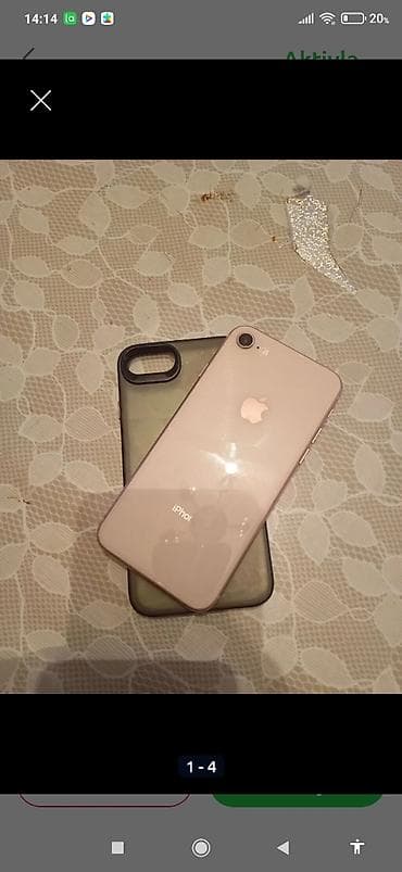 ayfon 7 s: IPhone 8, Rose Gold, Simsiz şarj — 1