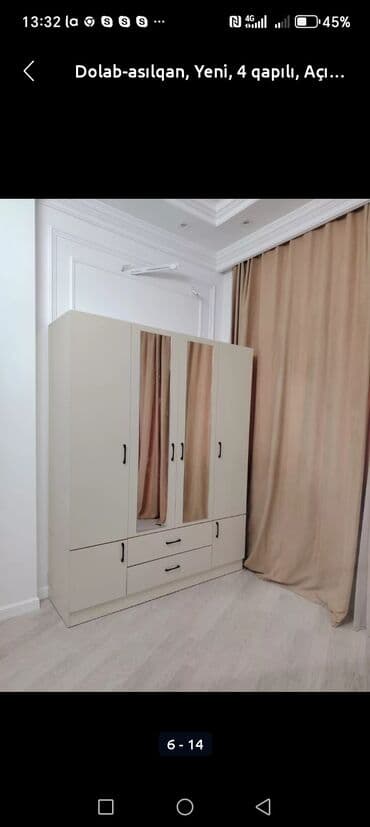 dehliz ucun oboylar: Yeni, Açılan, 4 qapılı Düz dolab, Dəhliz dolabı, Rusiya — 9