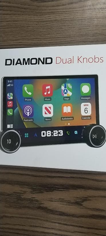 iphone s plus: DIAMOND Dual Knobs – avtomobil üçün multimedia/naviqasiya displeyi - — 1