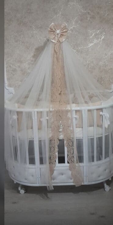 uşaq ucun maşınlar: Beşik üçün premium tekstil dəsti - Rənglər: krem və bej tonları — 5
