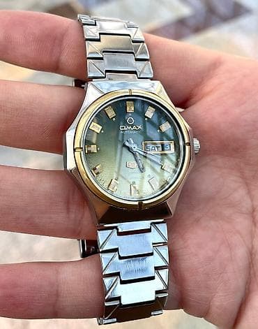 saat telefon: İşlənmiş, Qol saatı, Omax, rəng - Yaşıl — 1