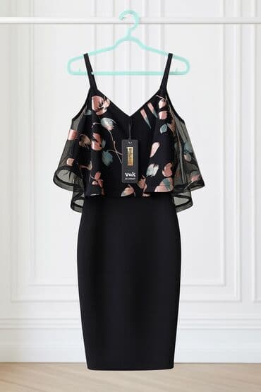 Чёрное вечернее платье. Новое.Размер 40(L) Куплено за 174 манат lalafo.az -da Чёрное вечернее платье. Новое.Размер 40(L) Куплено за 174 манат