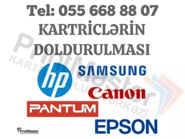 xerox printer: 🖨️Hər növ Kartriclərin Dolumu 🚚Yerinizdə xidmət göstərilməsi — 1