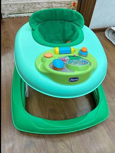 Chicco uşaq yürüteci - Rəng: yaşıl - Markası: Chicco - Yumşaq və