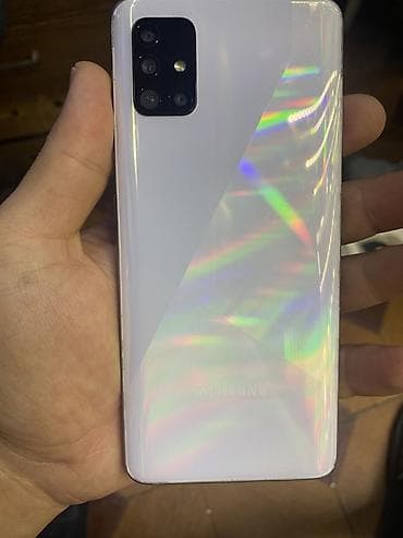 samsunq not 5: Samsung Galaxy A51, 128 GB, rəng - Ağ, Barmaq izi — 4