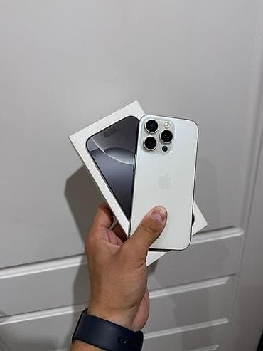 IPhone 16 Pro, 128 GB, White Titanium, Simsiz şarj