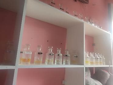reluan parfüm: 120 çeşiddən çox ətir yağı ( ümumi çəkisi 1000 qramdan çoxdur) Yazı — 2