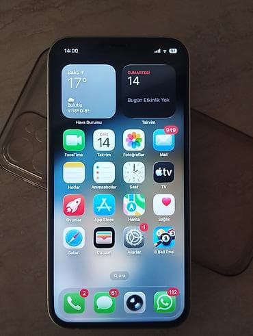 IPhone 12, 128 GB, White Titanium, Face ID