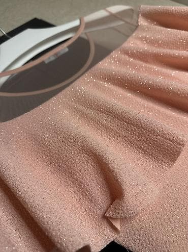 sac parik satisi: Zərif şaftalı çalarlı uzun ziyafət/ məclis geyimi. Sadecə bir dəfə — 8